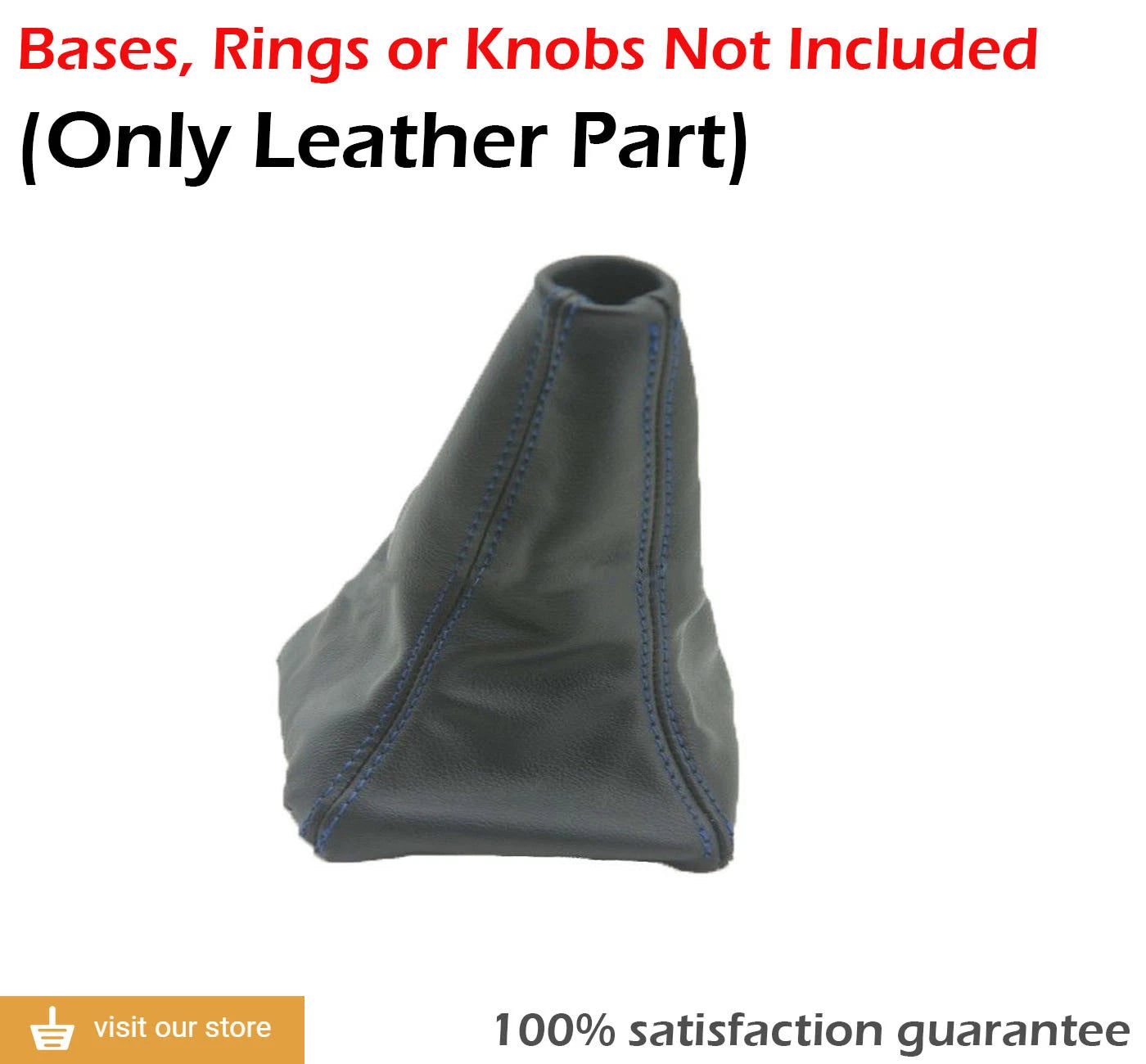 Manual Shift Boot for Subaru Forester (2003–2008) Blue Stitch