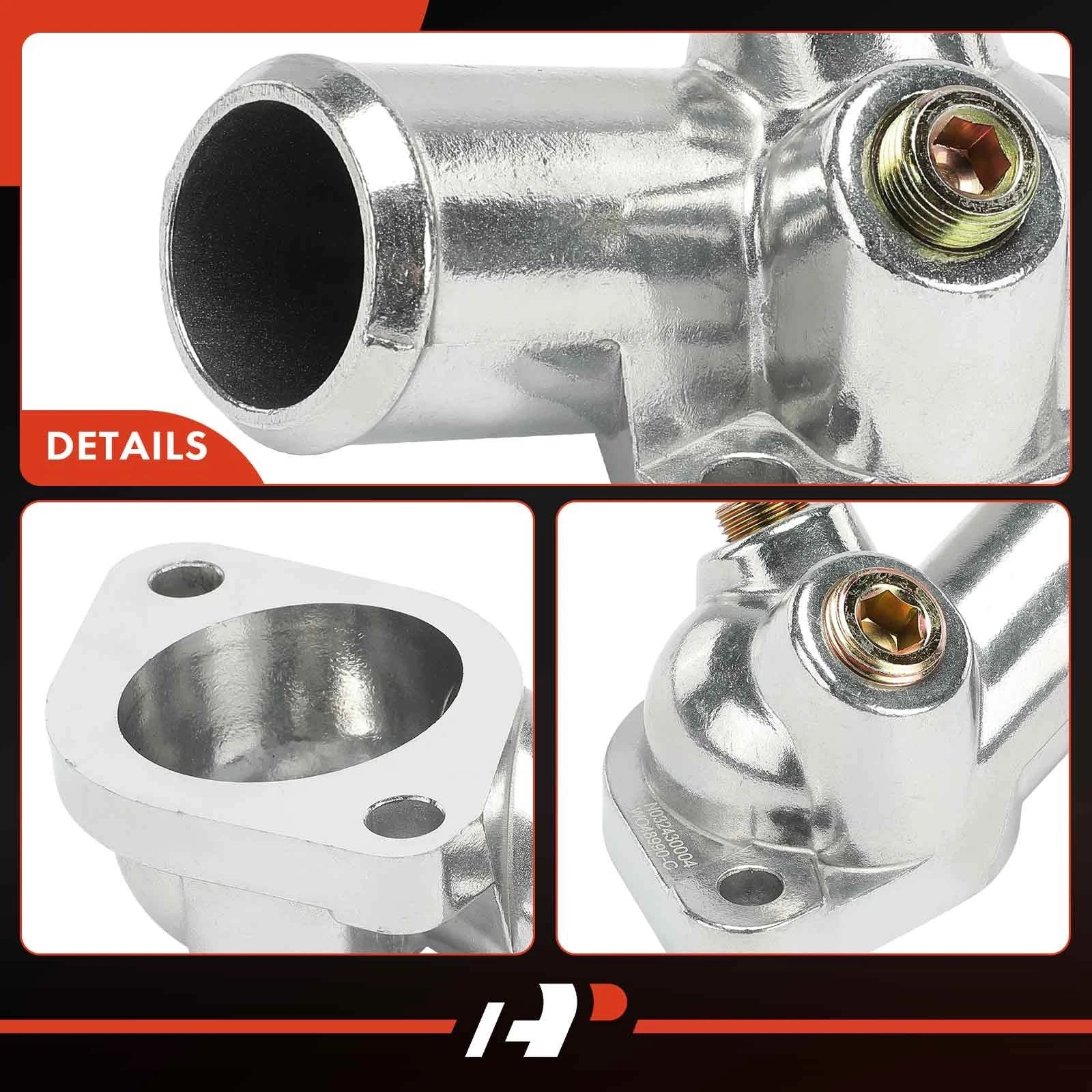 Engine Coolant Thermostat Housing Water Outlet for Buick Century Olds (1997–2005)