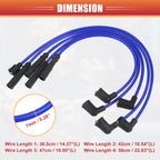 5pcs Spark Plug Wire Ignition Coil Cable No. 9091921450 for Toyota 4Runner (1989–1993)