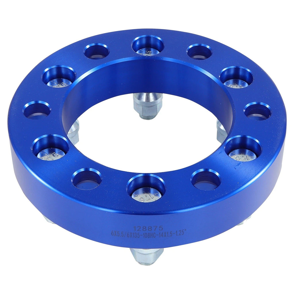 2X 1.25 Inch Wheel Adapters for Chevy to Ford (6x139.7 to 6x135)