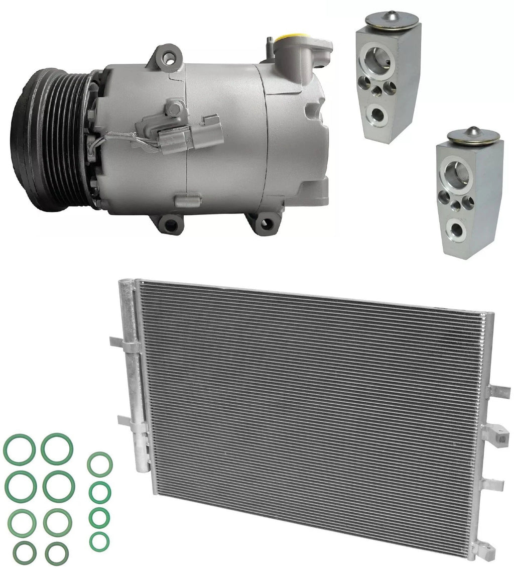 AC Compressor Kit With Condenser for Ford Transit-350 HD (2015–2015)