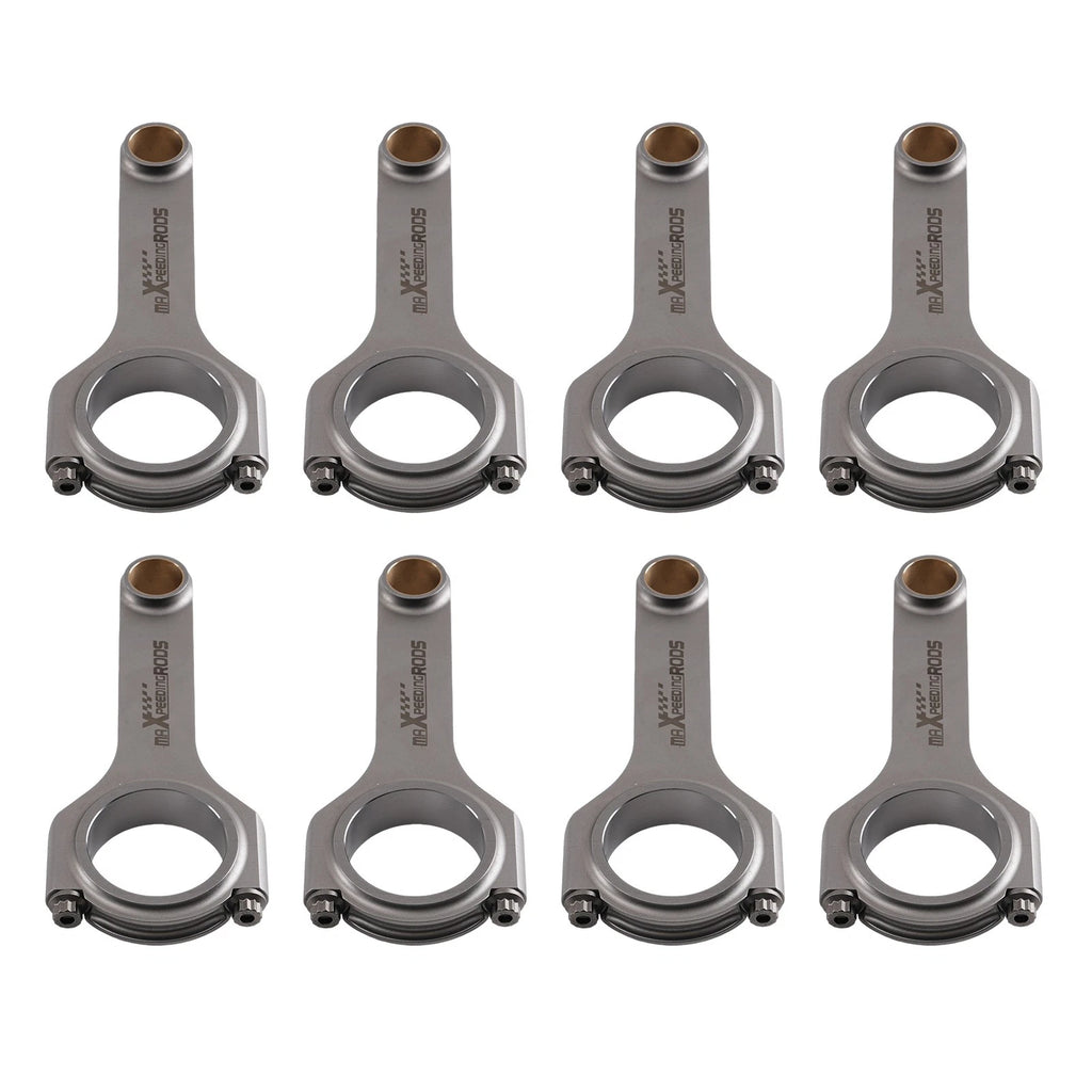 Racing H-Beam 4340 Connecting Rods for Chevy GMC SBC (305–400) (1968–2000)