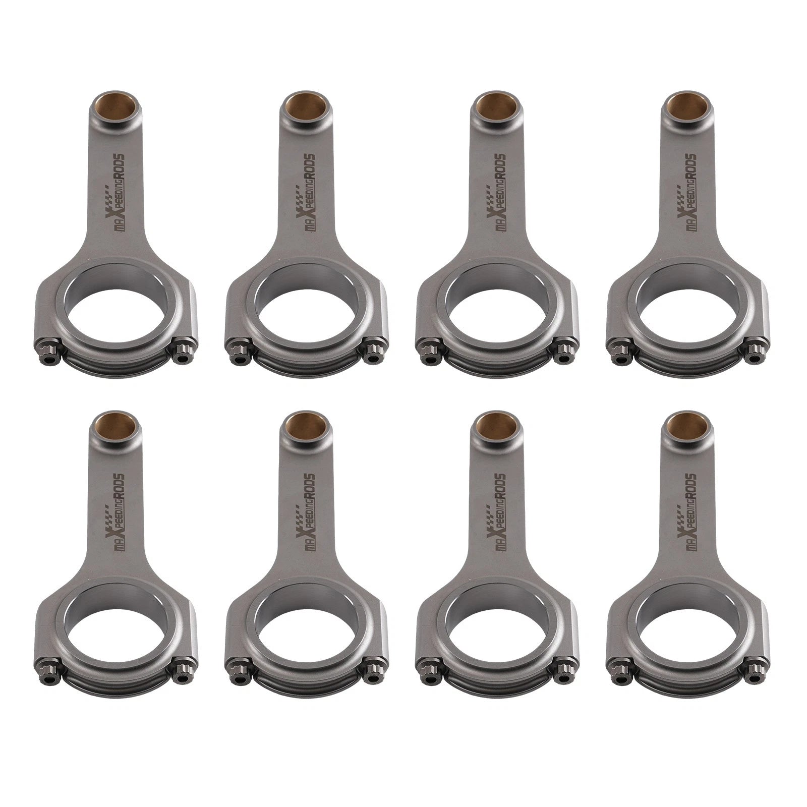 Racing H-Beam 4340 Connecting Rods for Chevy GMC SBC (305–400) (1968–2000)