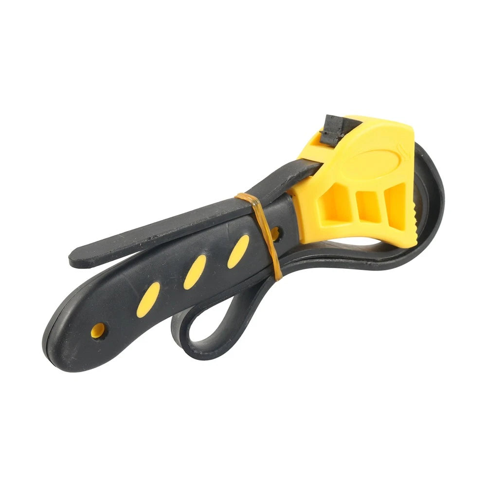 8 Inch Rubber Strap Wrench Tool for Oil Filter and Pipe Mechanics