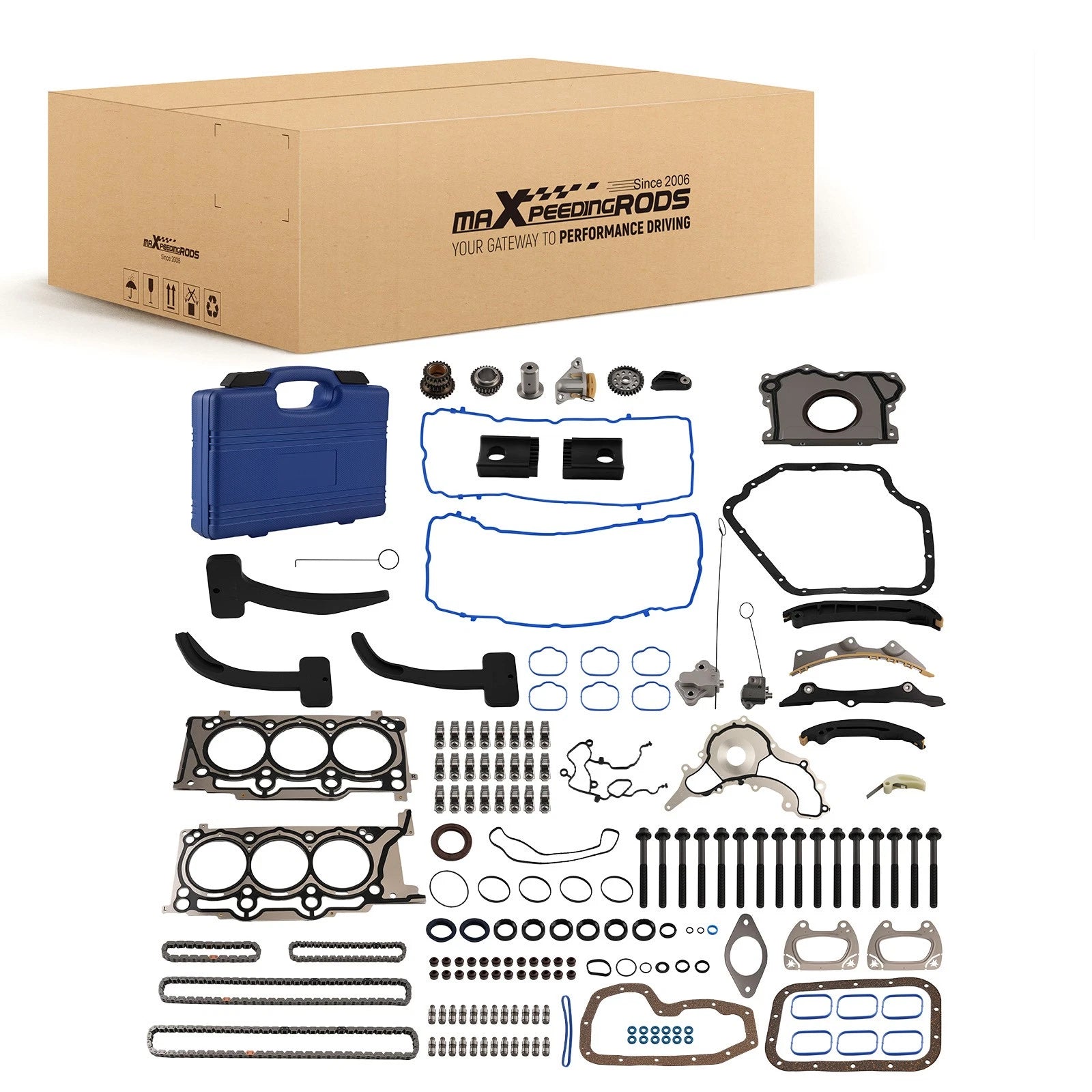 Timing Chain & Head Gasket Set w/ Valve Lifters for Dodge Durango (2011–2020)