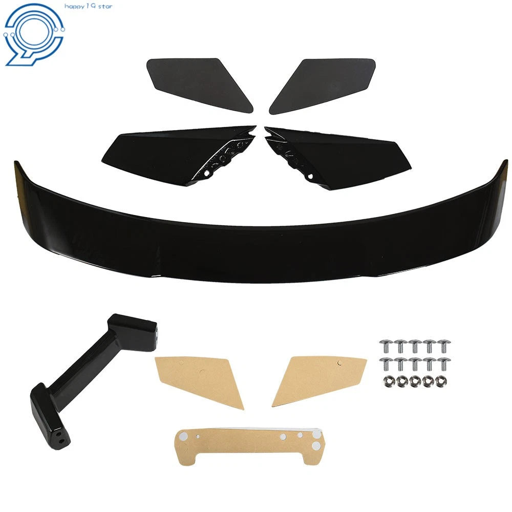 Trunk Spoiler Wing for Ford Mustang S550 (2015–2020) Glossy Black GT Style