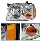 Set of 2 Headlights for Nissan Frontier (2001-2004)