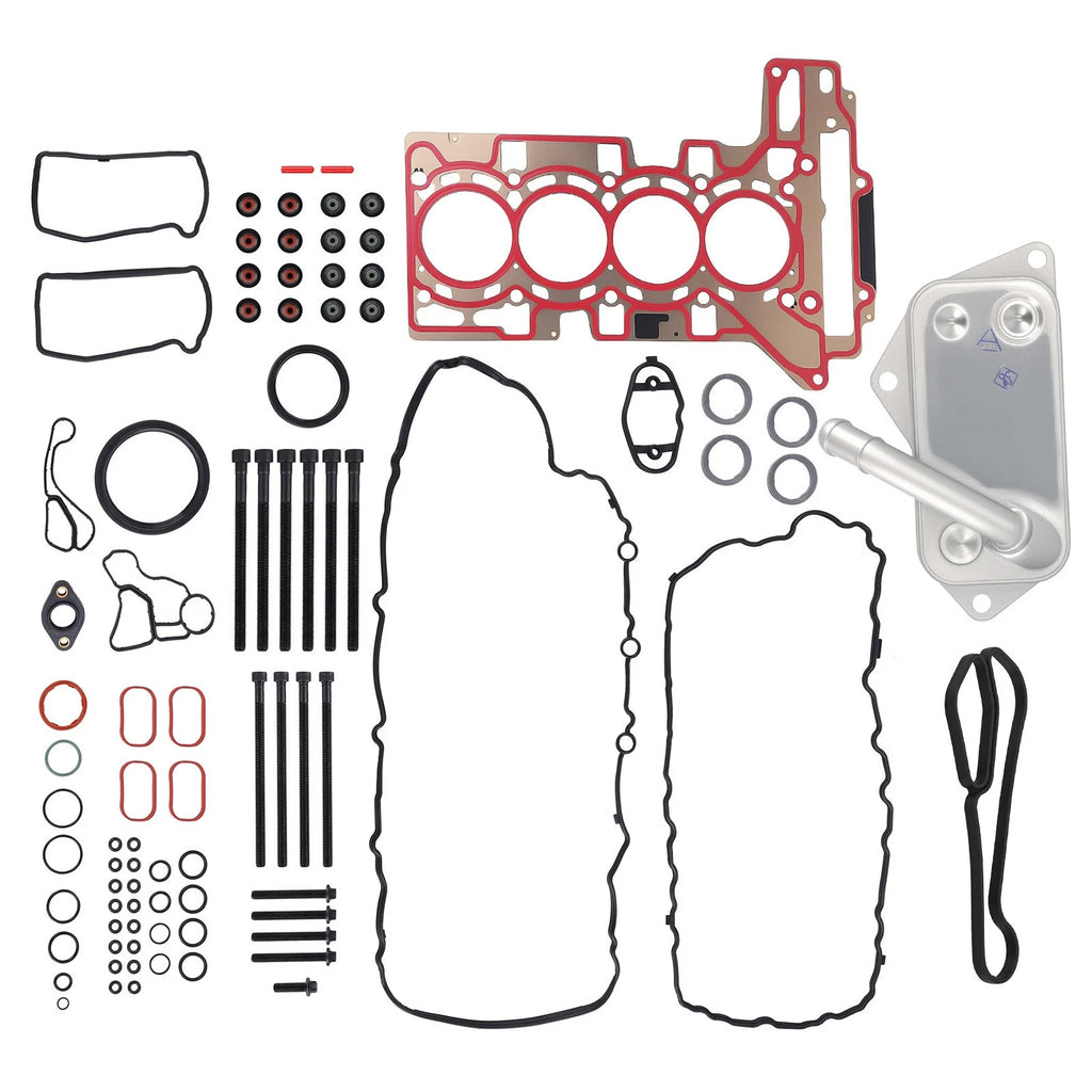 Oil Cooler Assembly with Gaskets for BMW F22 228i (2014–2016) 2.0L Turbo