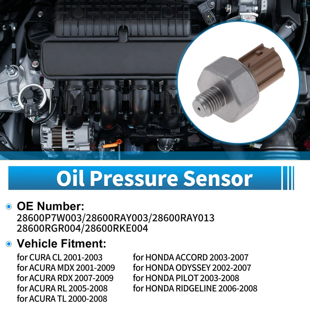 Engine Oil Pressure Sensor for CURA CL (2001–2003) 28600P7W003, 28600RAY003