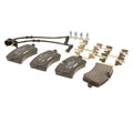 Set of 4 Textar Rear Disc Brake Pads with Sensors for Audi A8 Quattro (1995–2003)