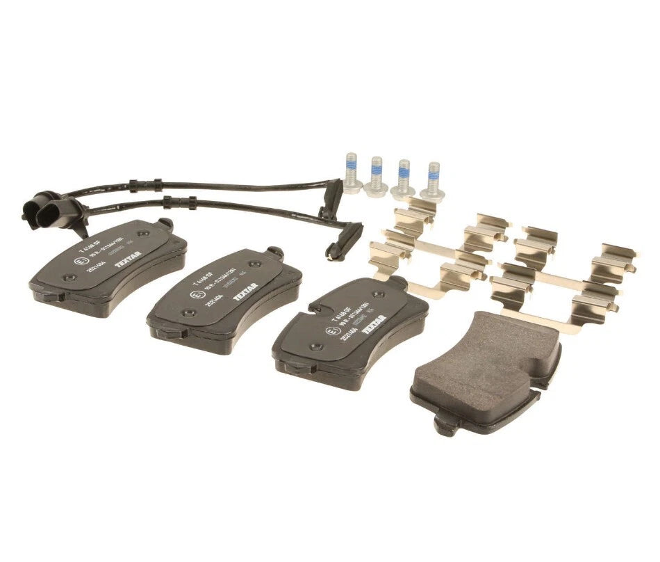 Set of 4 Textar Rear Disc Brake Pads with Sensors for Audi A8 Quattro (1995–2003)