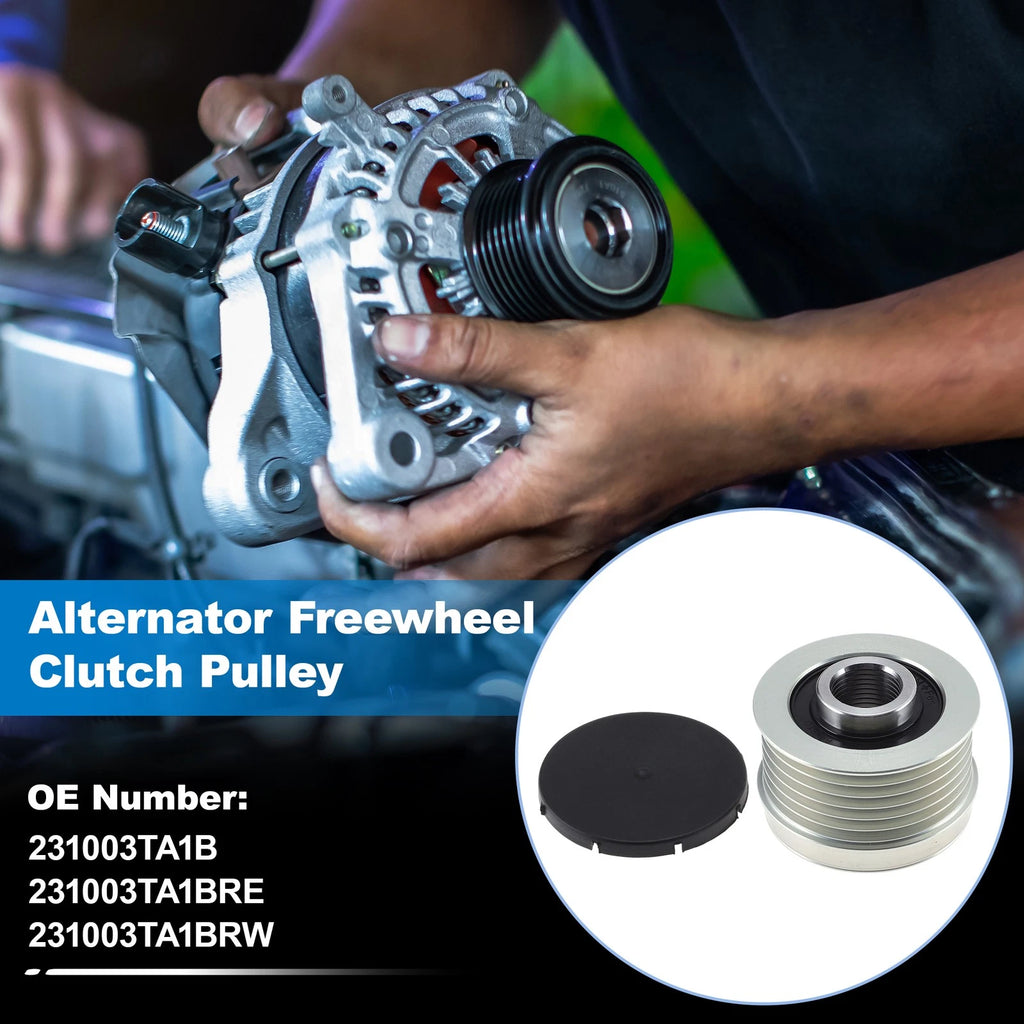 Set of 1 Alternator Freewheel Clutch Pulley for Nissan Altima (2013–2018) 231003TA1B
