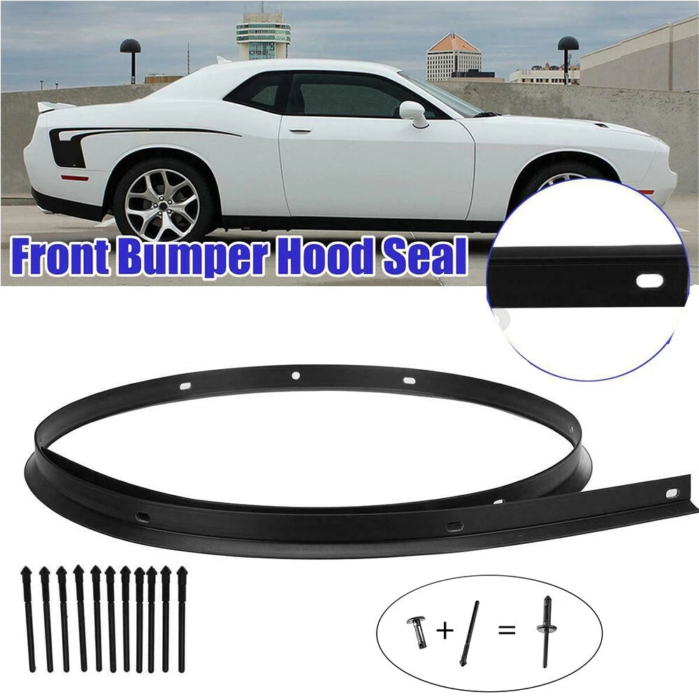 Front Fascia Bumper Hood Seal & Rivets for Dodge Challenger (2008–2022)