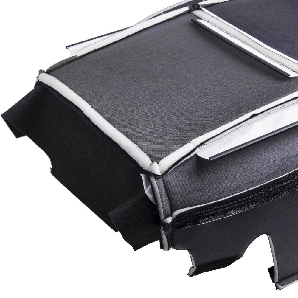 Leather Seat Cover for Cadillac Escalade EXT (2007-2014) - Driver Side Bottom Black