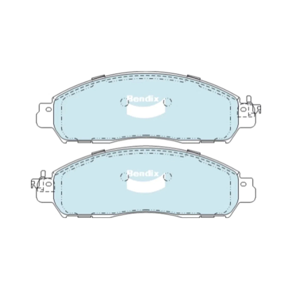HD Front Disc Brake Pads Set 2.3L 2.5L for Nissan Navara D23 NP300 (2015-2020)