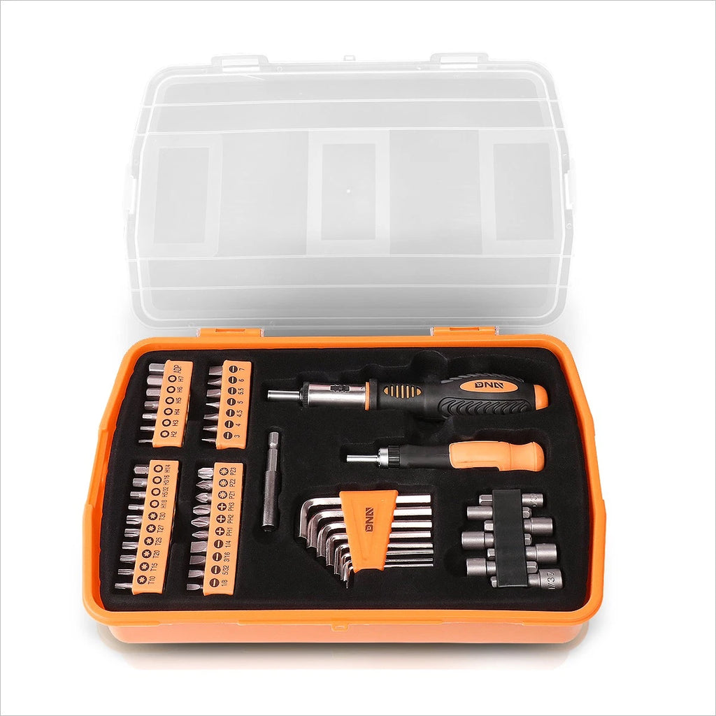 51 Pcs Magnetic Screwdriver Bit Set with Organizer Case