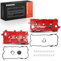 Red Engine Valve Cover with Gaskets & Cap for Nissan Murano (2003–2007)