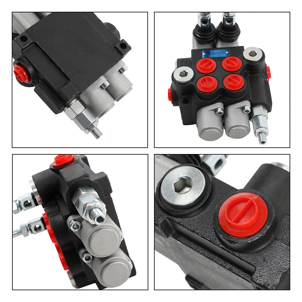 2X Hydraulic Directional Control Valve for Double Acting Cylinder (11GPM)
