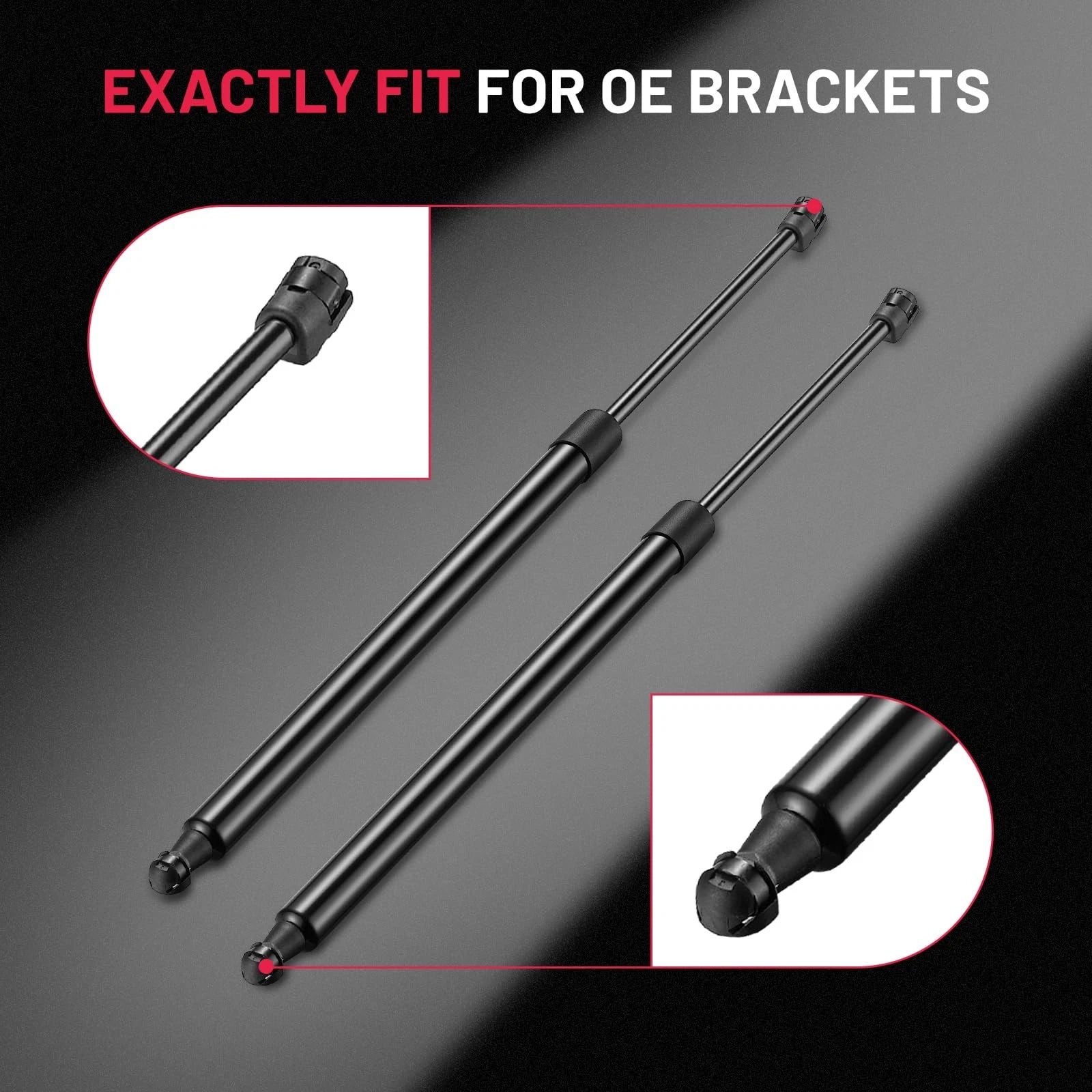 2X Rear Hatch Liftgate Gas Struts for Lexus RX350 RX450h (2010–2015) 6756