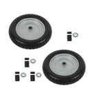 Set of 2 Solid Tires for 14.5x4-8 Wheels with Toothed Tread