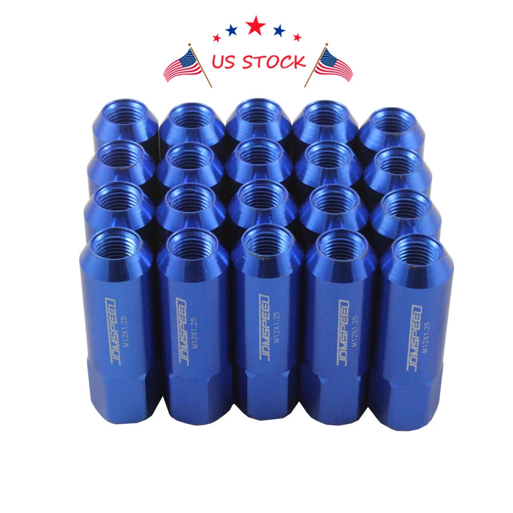 Set of 20 Extended Wheel Rim Lug Nuts for Nissan Suzuki (M12X1.25)