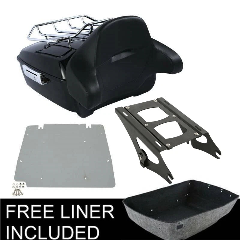 Trunk Pad Rack Mount Plate for Harley Tour Pack Street Glide (2014–2025)