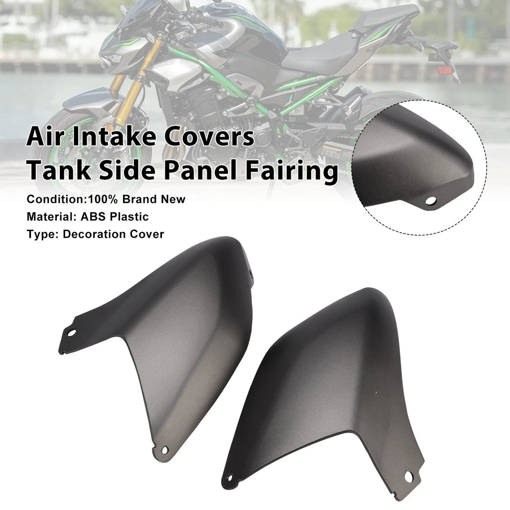 Air Intake Covers for Kawasaki Z900 (2025–2026) Matte Gray