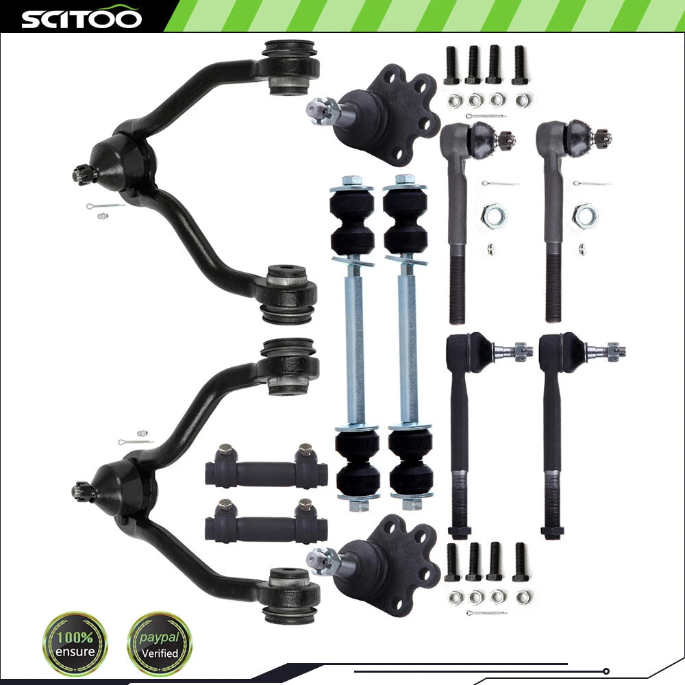 12x Control Arm Ball Joint Tie Rod Sway Bar for Chevrolet Blazer (1992–1994)