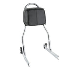 Chrome Detachable Sissy Bar Backrest for Harley Softail Fat Boy (2000–2023)