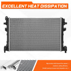 Aluminum Radiator for Audi A3 VW Golf Jetta Taos (2015–2023) DPI-13881