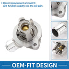 Engine Coolant Thermostat Housing Assembly for Chevrolet Cruze (2016–2019)