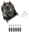 Distributor Rotor Cap & Spark Plugs .060" Kit for Chevy G30 (1996)