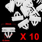 10pcs Plastic Rivet Fasteners for Ford (Mudguard Bumper Panel)