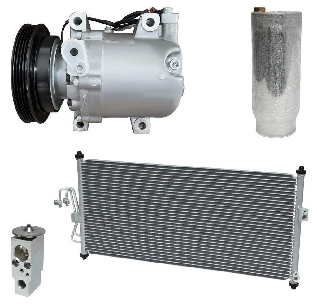 A C Compressor Kit With Condenser Fits Nissan Sentra 1.6L (2000–2006)
