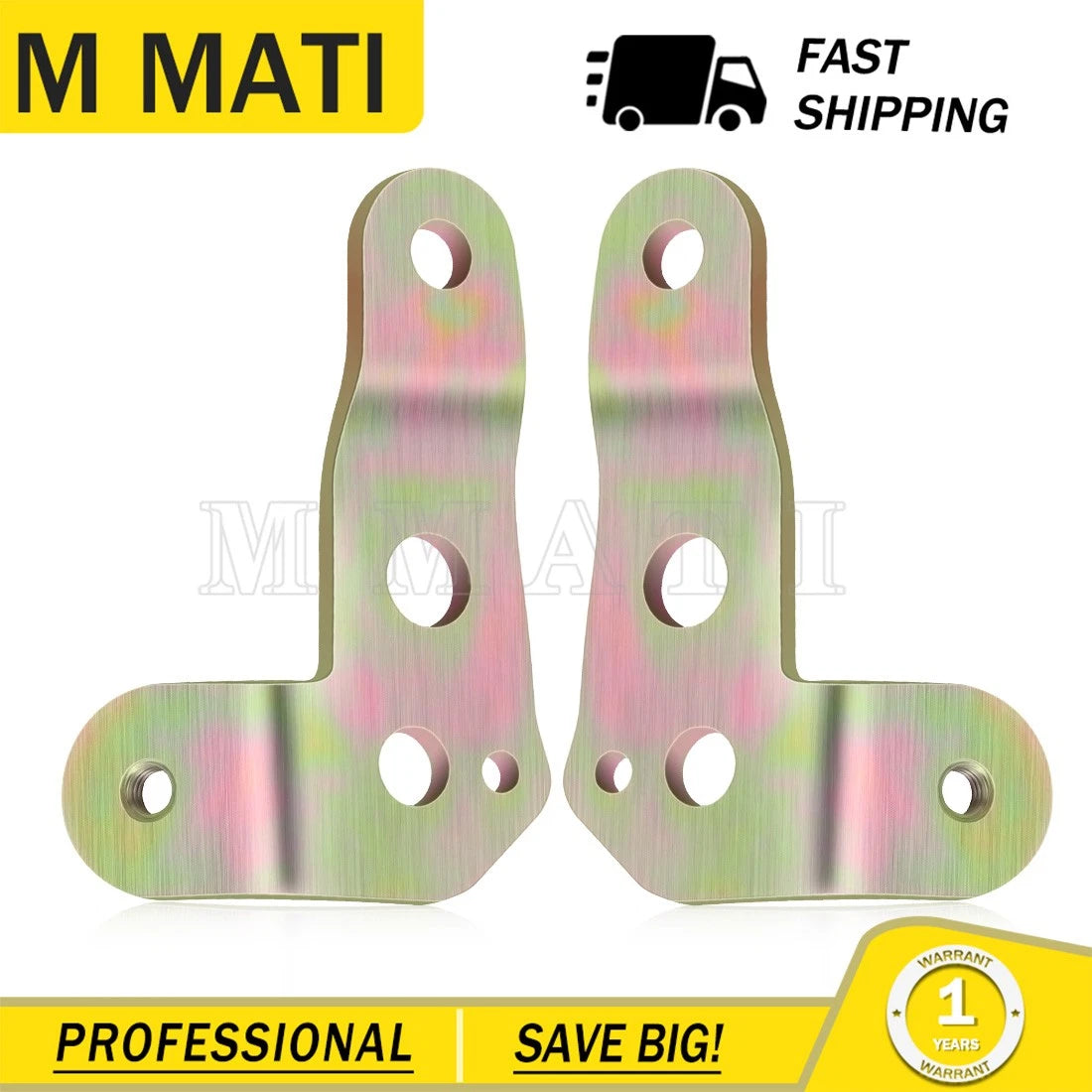 Front Fender Radiator Brackets for Yamaha Banshee YFZ350 (1987–2006) 2 Pcs