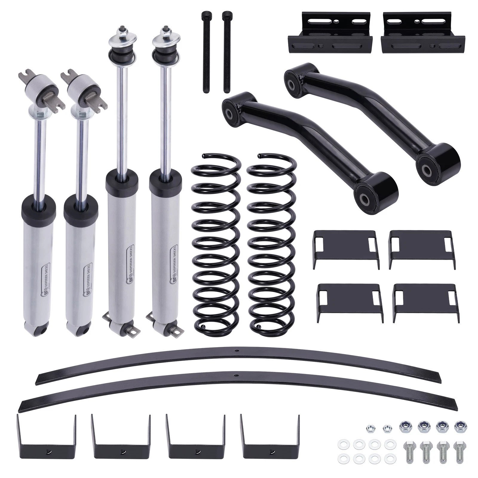 3in Suspension Lift Kit with Control Arms for Jeep Cherokee XJ (1984–2001)