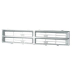Front Grille Replacement Silver Plastic for Ford Ranger PX (2011–2018)