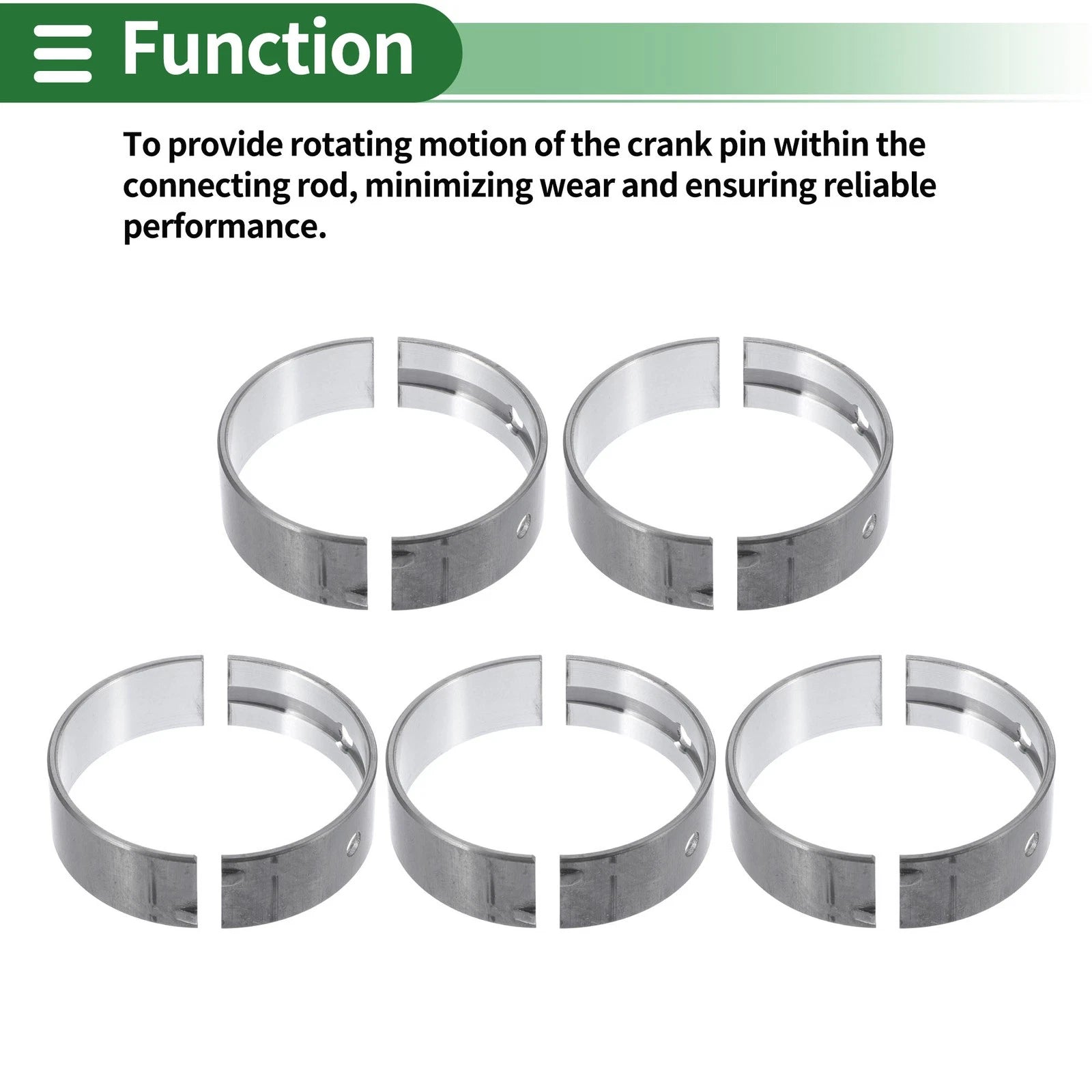 Main Bearing Set No.210202E100 for Hyundai Tucson (2014–2015)