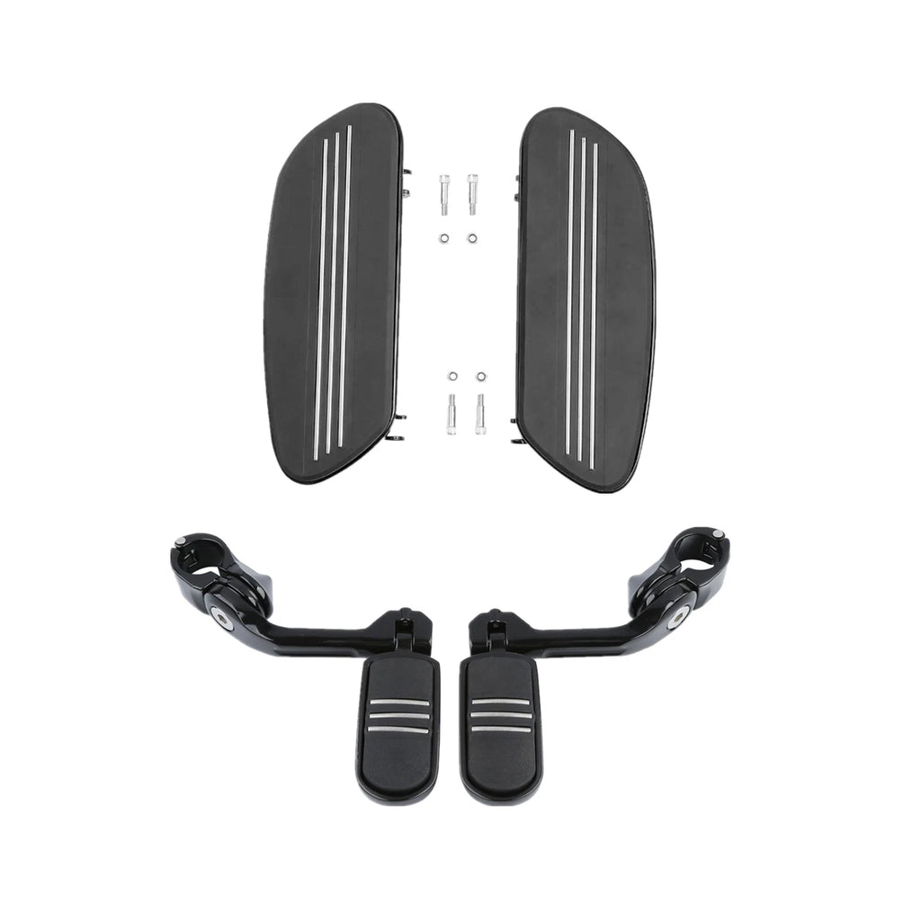 Driver Floorboard & Highway Foot Pegs for Harley Road Glide (1986–Present)