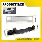 2X Chrome Outside Door Handle for Nissan Titan (2004–2015) OE80640-7S200