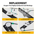 Window Regulator Right Front for BMW X3 (2004–2010) 749-499