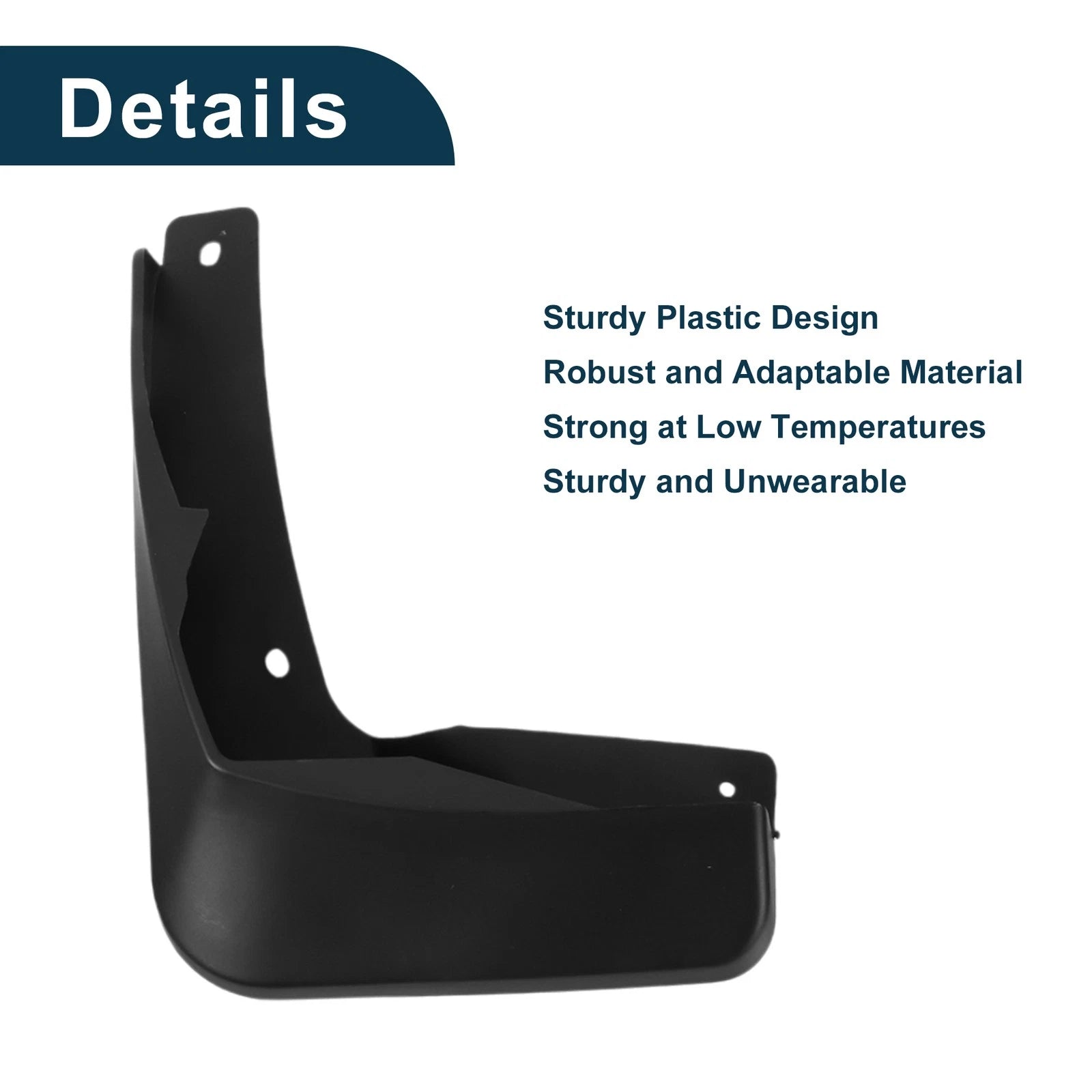 Set of 4 Mud Flaps Splash Guards for Volkswagen Golf R-Line (2015–2017)