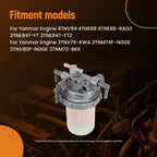 Fuel Filter Assembly for Yanmar 3TNM72-BKK 3TNV80F (Engine 129100-55621)