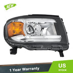 Passenger Side Headlight for GMC Canyon (2015–2022) Halogen Clear Lens