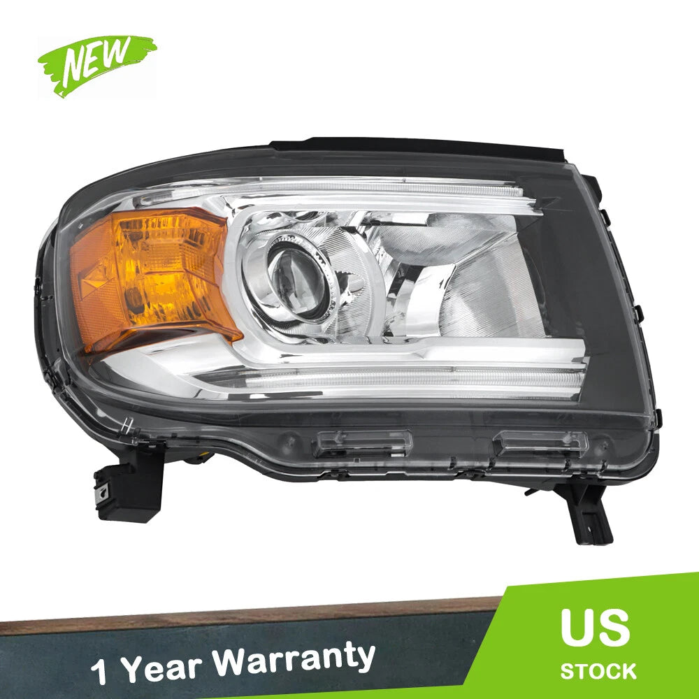 Passenger Side Headlight for GMC Canyon (2015–2022) Halogen Clear Lens