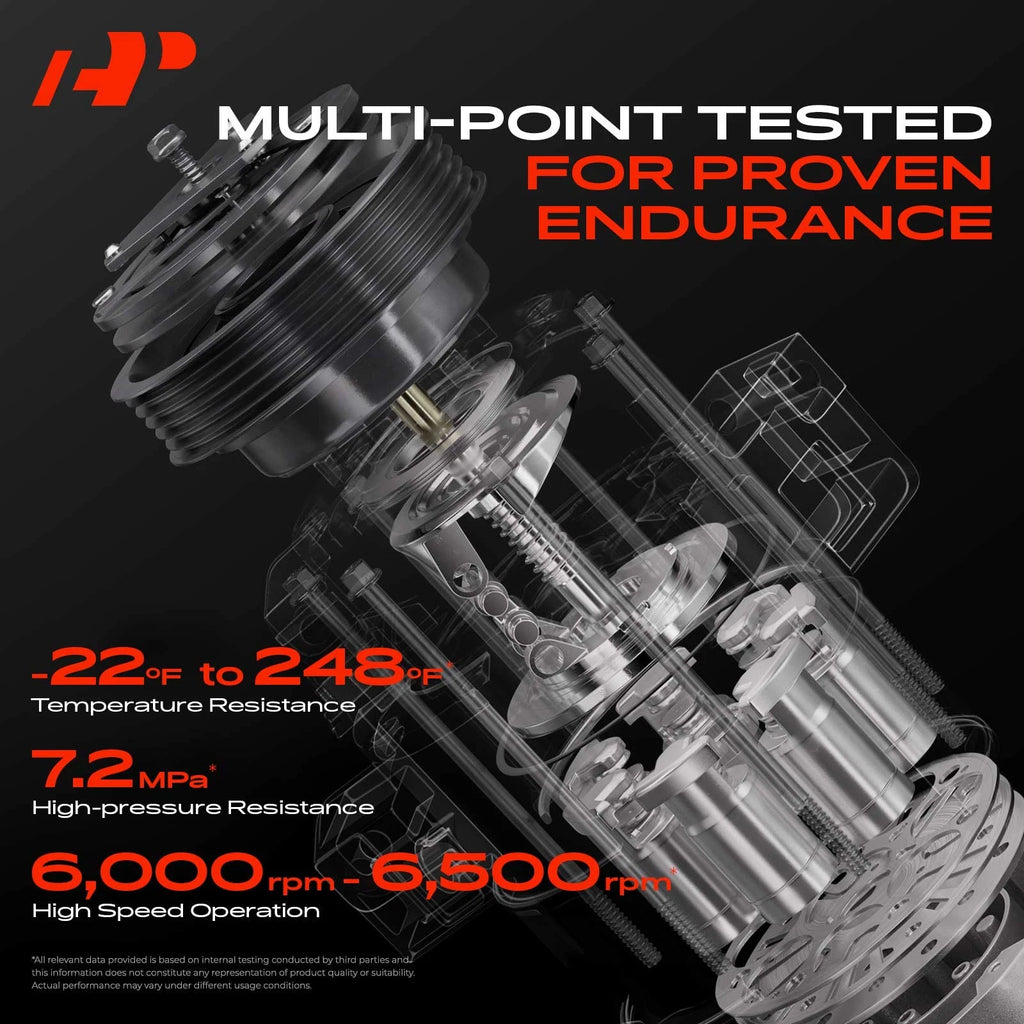A/C Compressor with Clutch for Toyota Corolla 2007-2009 & Matrix 2010-2010