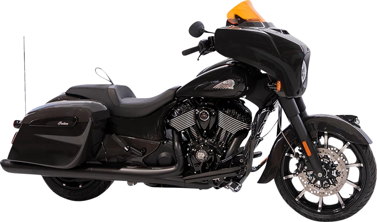 Klock Werks Kolor Flare Windshield 10" for Harley Davidson (2014–2023) - Orange KWW-04-0637