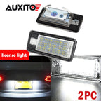2X Canbus Xenon White LED License Plate Light for Audi Q7 A3 A4 A6 (2006–2020)