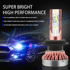 Ultra 8000K Ice Blue H7 LED High Beam Headlight Bulbs for Hyundai (2011-2018)