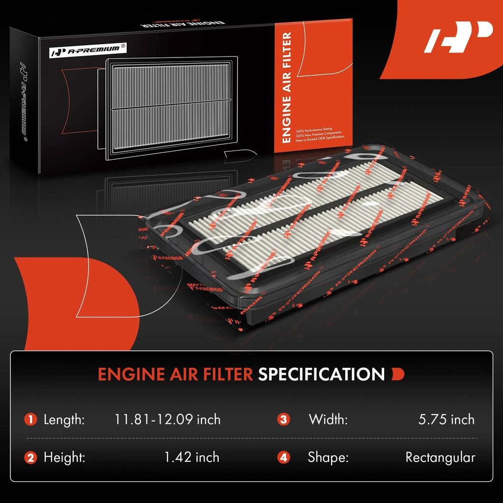 2X Engine Air Filter for Honda Insight (2019-2022) L4 1.5L